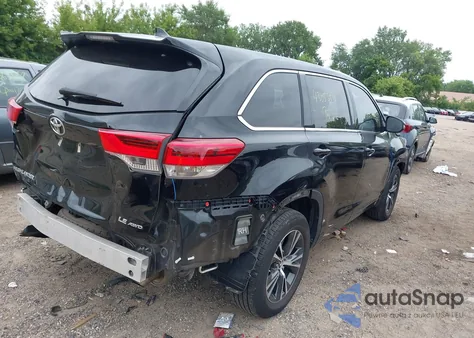 2018 Toyota Highlander Le Plus из США, поврежденный, VIN 5TDBZRFH2JS843079